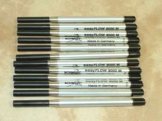 12 Schmidt Easy Flow 9000 Pen Pen refill BLACK  