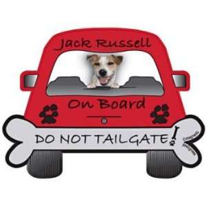  Do Not Tailgate Jack Russell Magnet