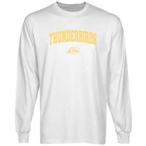NCAA Southern Utah Thunderbirds White Logo Arch Long Sleeve T shirt 