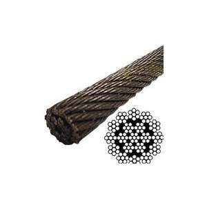  Spin Resistant Bright Wire Rope EIPS WRC   19x7 Class   1 