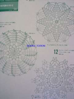   Lace Motif Variation/Japanese Crochet Knitting Pattern Book/033  