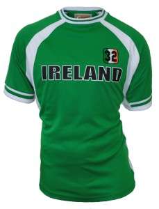 Croker Green and White Ireland Soccer Shirt  