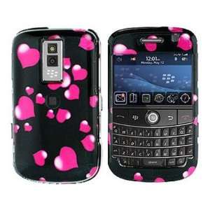  Phone Design Case Cover Raining Hearts For BlackBerry Bold 9000