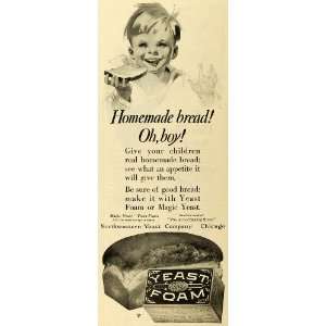   Foam Chicago Child Baking Products   Original Print Ad