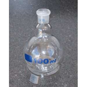 Round Bottom Flask   100ml 14/20:  Industrial & Scientific
