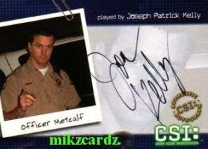 CSI C.S.I. Series #2 (CSI B8) Joseph Kelly Auto Card  