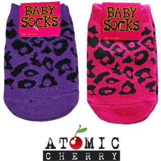 Leopard Print Baby Socks Rockabilly Cute Kids Gift New  