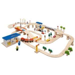  Plan Toys Road & Rail Set (110pcs) Toys & Games
