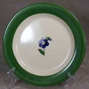 Hartstone Pottery USA Purple Pansy Salad Plate (A)  