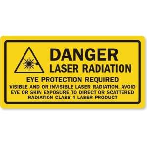  Laser Safety Label Paper Labels, 4 x 2 Office Products