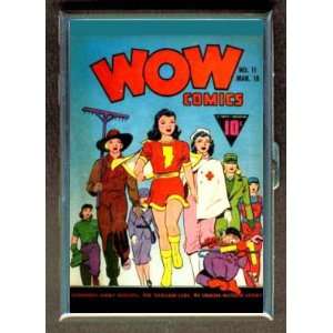  MARY MARVEL 1940s COMIC BOOK ID CIGARETTE CASE WALLET 
