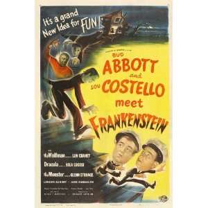  Bud Abbott Lou Costello Meet Frankenstein (1948) 27 x 40 