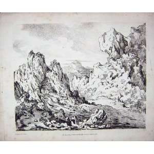    1807 Landscape Mountains Rocks Ackermann Bryant