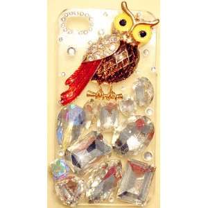 3D BROWN OWL Case for iPhone 4S & 4 Verizon AT&T Sprint 