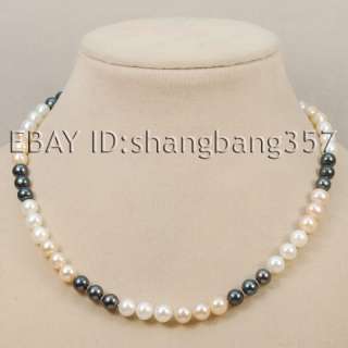   POLYCHROME CULTURED PEARL NECKLACE 15, 16, 17, 18, 19, 20 S24