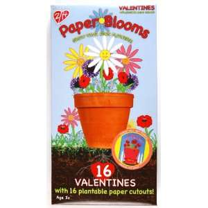   Paper Blooms Valentine Trading Cards (Pack of 16) Toys & Games