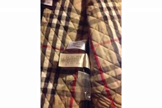 BNWT Burberry Brit Diamond Quilted Jacket Size XL, Color Navy Blue 