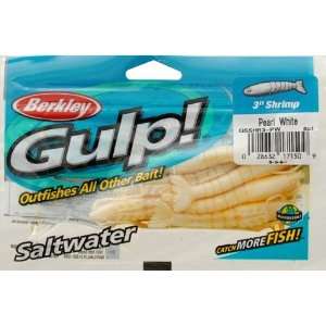  Berkley   Gulp Saltwater 3 Shrimp Pearl White Sports 