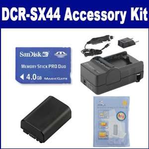  Sony DCR SX44 Camcorder Accessory Kit includes 