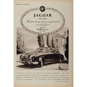   1958 3.4 Litre Saloon Car Auto   Original Print Ad