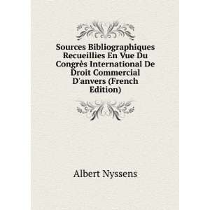   De Droit Commercial Danvers (French Edition) Albert Nyssens Books