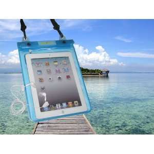 TrendyDigital New iPad Waterproof Case with Padding, Headphone Adapter 