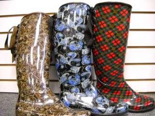 DAV Rain Boots Victoria Lace Up, Multi Sizes and Colors  