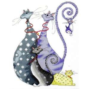  Cross Stitch Kit Cat Pack From Design Works Kitchen 