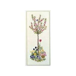    Japanese Cherry Counted Cross Stitch Kit: Arts, Crafts & Sewing
