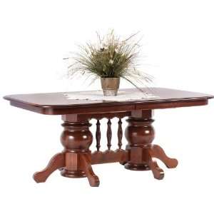  USA Made Amish Furniture Double Pedestal Liberty Dining 