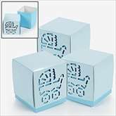 RTD Auctions   12 Boy Baby Shower Favor Box