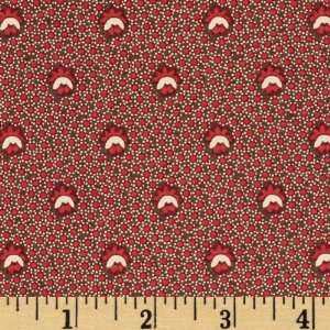   Quilt Flower Buds Deep Red Fabric By The Yard Arts, Crafts & Sewing