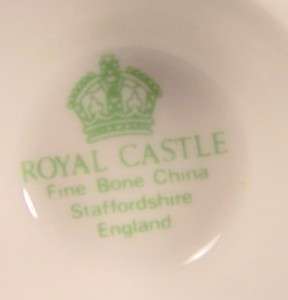 Royal Castle Stratfordshire England Cup Saucer Footed  