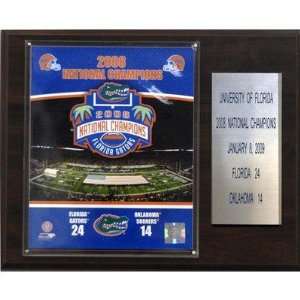  NCAA Football Florida 2008 Gators Champions Plaque: Home 