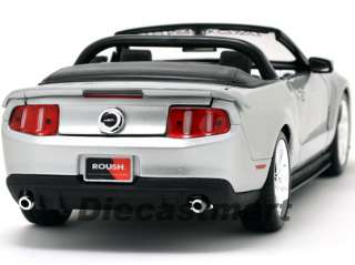 MAISTO 1:18 2010 FORD MUSTANG ROUSH 427R DIECAST SILVER  