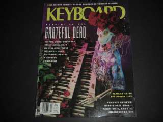 Vintage 1991 Keyboard Magazine Grateful Dead  