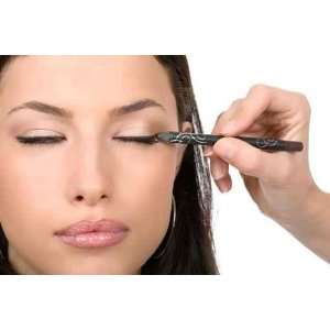  Applying Cosmetic Pencil on Closed Eye   Peel and Stick 