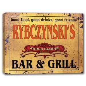  RYBCZYNSKIS Family Name World Famous Bar & Grill 