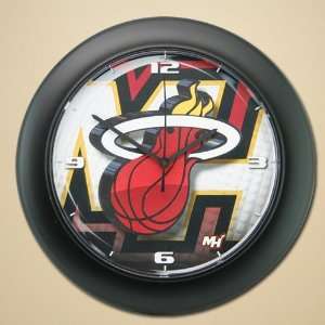  Miami Heat High Definition Wall Clock: Sports & Outdoors