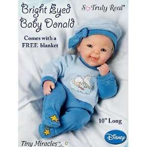  Ashton Drake, Tiny Miracles Baby Donald Doll Toys & Games