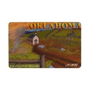 Collectible Phone Card: $5. Oklahoma: Artistic Design of Rural America 