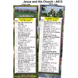  Bible Bookmark   Descriptions of Jesus & His Church   Pack 