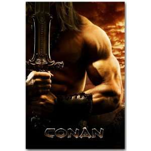  Conan Poster   Teaser Flyer 2011 Movie   11 X 17 the Barbarian 