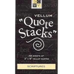  DCWV   Vellum Quote Stacks   Scriptures