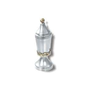 Sterling Silver Spice Box with Tower Shape and Jerusalem 