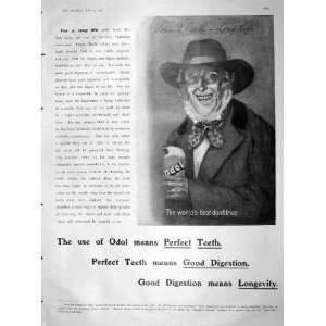    1904 ADVERTISEMENT ODOL TOOTHPASTE DENTIFRICE