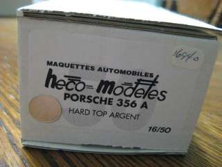Heco Modeles Porsche 356A Hardtop Cpe 143 Limited NIB  