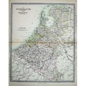  Map Netherlands Belgium Brussels Amsterdam Luxemburg
