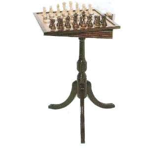    27 H Tournament Chess and Checkers Game Table Toys & Games