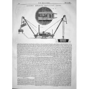  INVENTION JAMES WRIGHT ROTATIVE TRAVELLING CRANE 